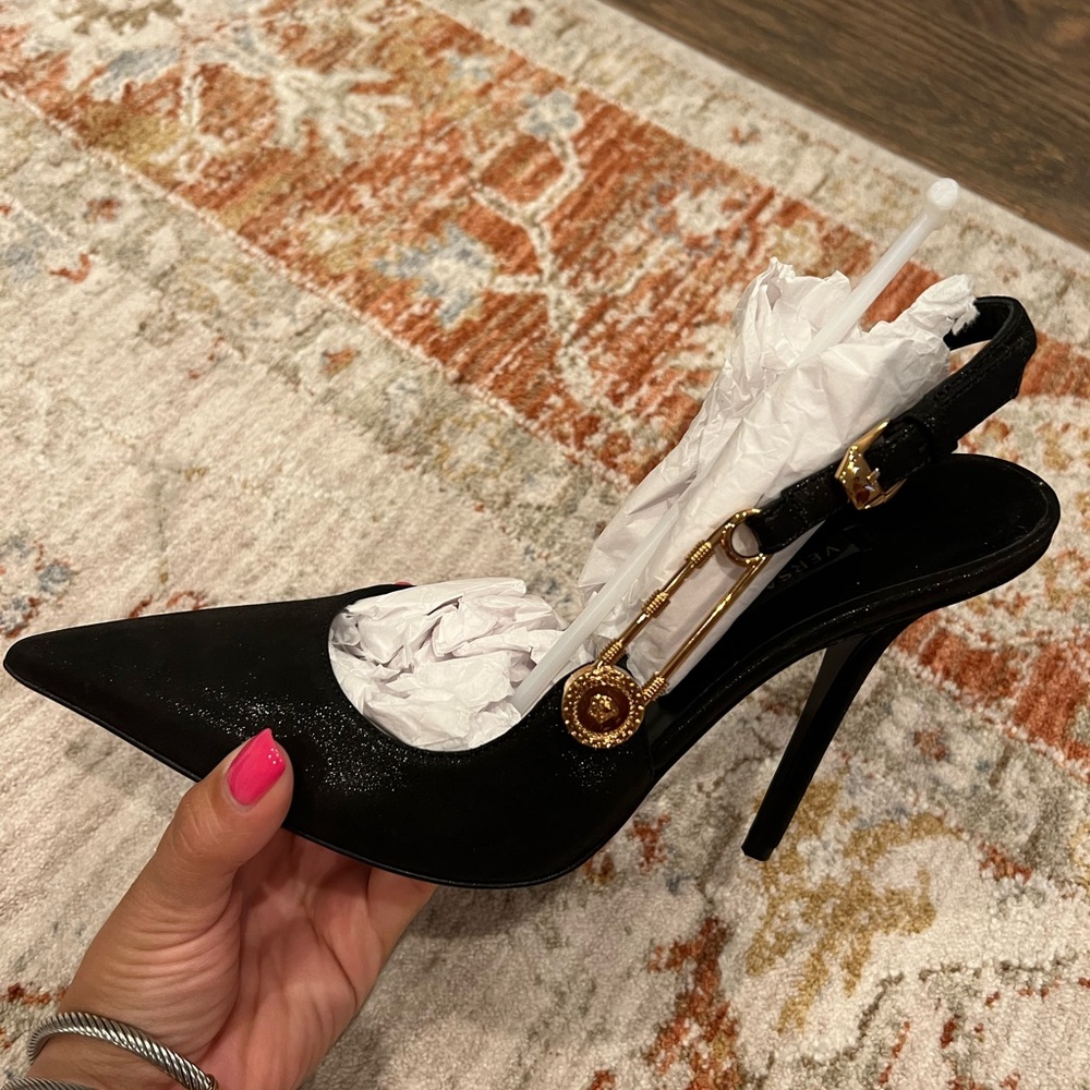 Versace Sling Back Heels